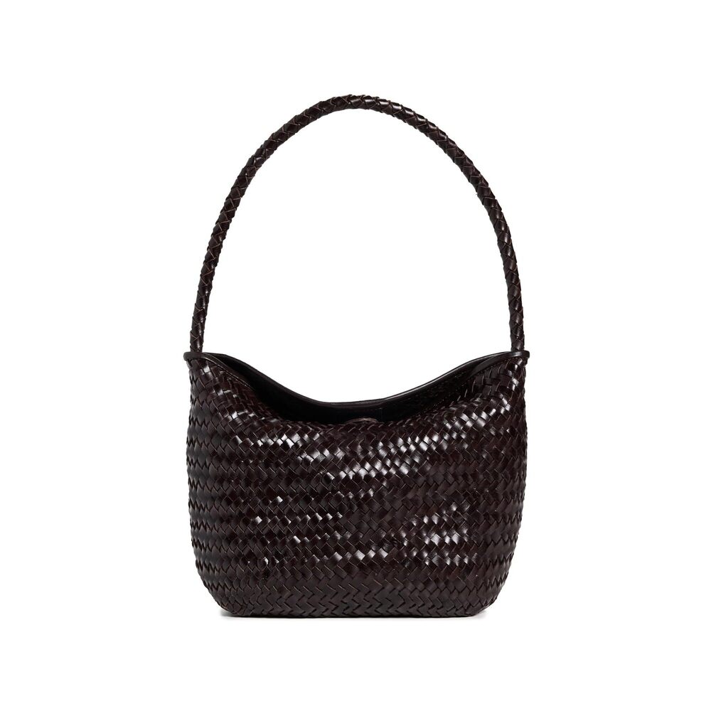5008 Woven Shoulder Bag, Coffee Bean, One Size - Picture 1 of 5